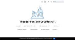 Desktop Screenshot of fontane-gesellschaft.de